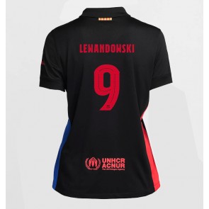 Barcelona Robert Lewandowski #9 Dámské Venkovní Dres 2024-25 Krátký Rukáv